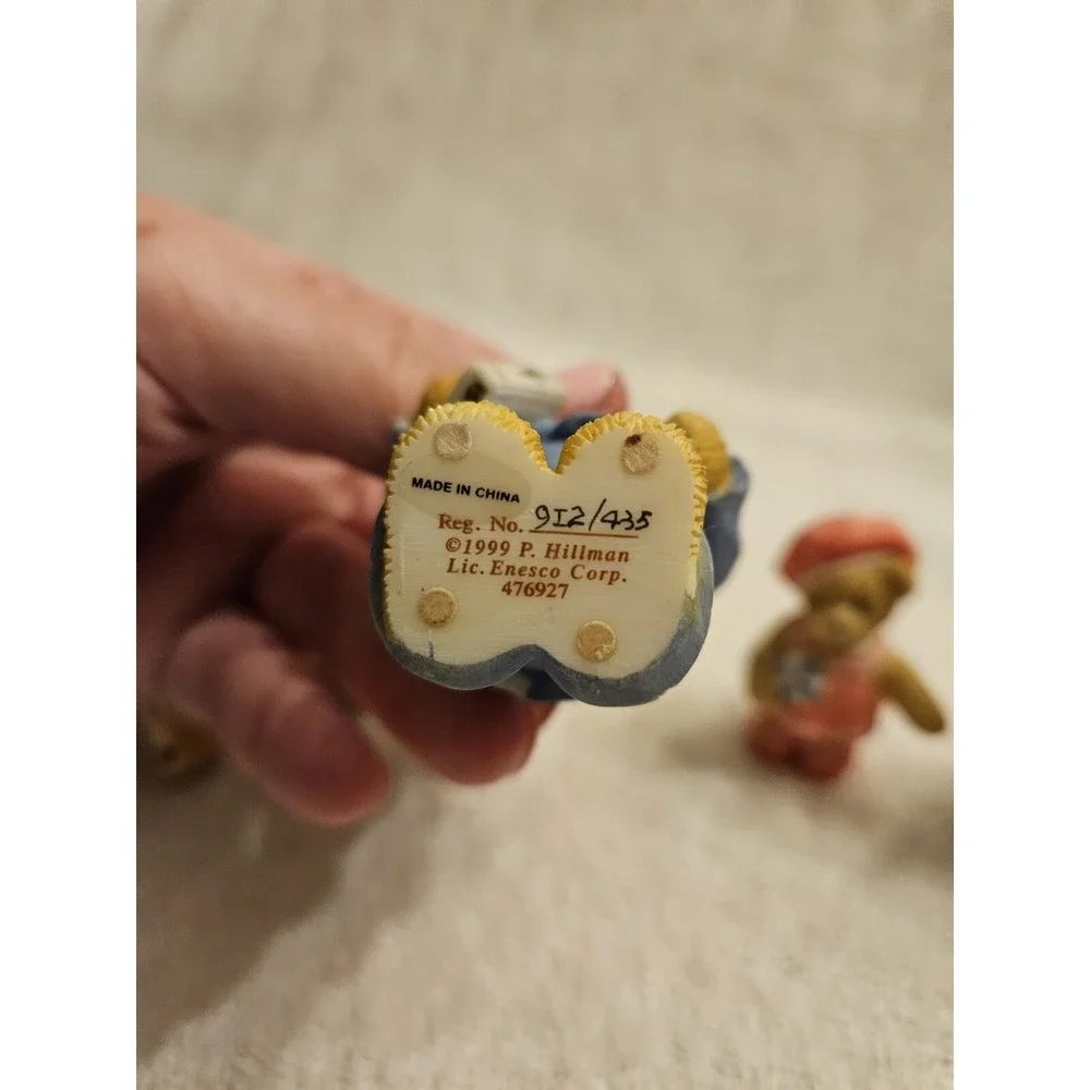 Vintage Enesco‎ Cherished Teddies 90s Figurines Lot Of 6 Dances With Wolves